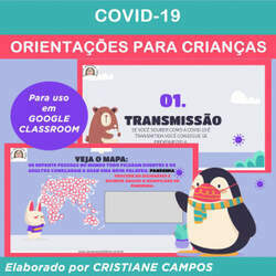 COVID-19 - Orientações para Crianças - para Google Classroom