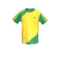 Camisa Inf l TCOF Q2 TEE Adidas - Amarela e Verde
