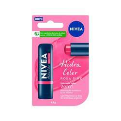 Protetor Labial Nivea Hidra Color 4,8gr Rosa Pink