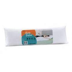 Travesseiro body pillow 40x130cm Fibra Siliconada - Com Zíper & Fronha