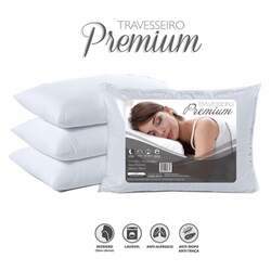 Travesseiro Premium 50cmx70cm com Fibra Siliconizada