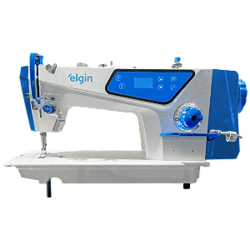 Máquina de Costura Industrial Reta ELGIN RT1046 Direct Drive com Kit de Calcadores Bobinas Agulhas