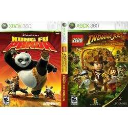 Dual Pack: LEGO Indiana Jones Kung Fu Panda - Seminovo - Xbox 360