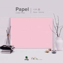 Papel Color Plus 180g 30,5x30,5 - Rosa Bebê (Verona) - 30 Folhas