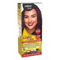 Coloração Light Color Efeito Gloss Marsala 6 62 - Salon Line