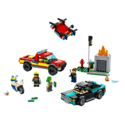 LEGO City Resgate dos Bombeiros e Perseguição de Polícia 60319