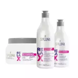 Luna Relax - Kit 3 Produtos (Shampoo Normalize Guanidina Carbonato de Guanidina)