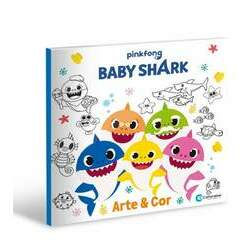 Livro Para Colorir baby shark Arte & Cor - Culturama