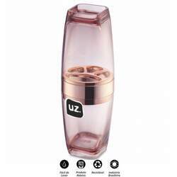 Porta escova para Banheiro Com Tampa Premium Rosé UZ526 UZ Utilidades