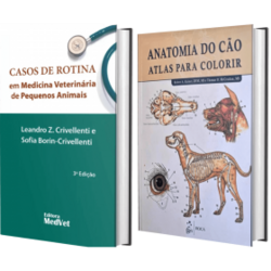 Casos de Rotina em Medicina Veterinária de Pequenos Animais, 3ª Edição 2023 Anatomia do Cão - Atlas para Colorir