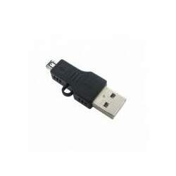 Adaptador USB-AM / USB - 4Pinos Preto