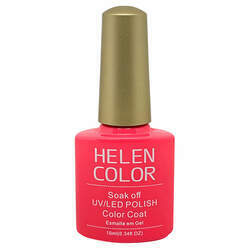 Esmalte em gel Helen Color Pink neon cremoso 10ml 149