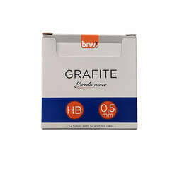 Grafite 0 5mm HB caixa com 12 tubos - BRWCódigo: 5000163