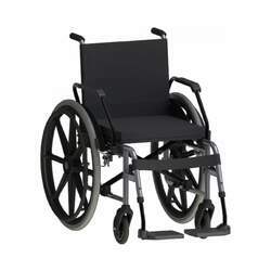 Cadeira de Rodas Dobrável em Aço Carbono 100Kg SL - Baxmann Jaguaribe
