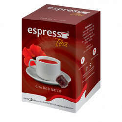 Cápsulas de Chá Espresso Tea Hibisco - Compatíveis com Nespresso - 10 un