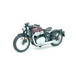 Miniatura Moto Triumph Bonneville Bobber - Borgonha