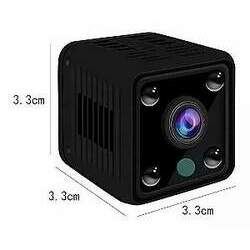 Mini Micro Câmera Monitoramento Espiã Casa Carro Segurança Hd Wifi Visão Noturna Infra