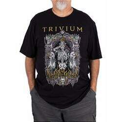Camiseta Plus Size Trivium Skelly Frame Preta - Oficial