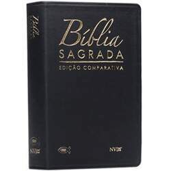 Bíblia Sagrada Edição Comparativa ARC e NVI Letra Média Capa Luxo