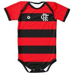 Body Flamengo Bebê Listrado