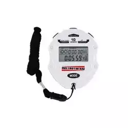 Cronômetro digital com 99 LAP e SPLIT, 10 memórias, relógio, calendário, alarme, temporizador, contador manual progressivo e regressivo modelo CD-3000
