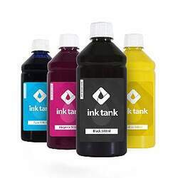 Kit 4 Tintas para Epson L375 Sublimatica Bulk Ink 500 ml - Ink Tank