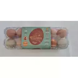 Ovos Caipira Colorato Com 12Unidades