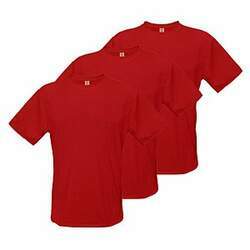Camiseta Vermelha - P ao GG3 (100% Poliéster)