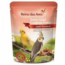 Reino das Aves Extra Gold Frutas Calopsita - 400g
