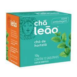 Chá de hortelã - com 10 unidades - Leão FuzeCódigo: 10803