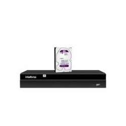 NVR Intelbras Digital Video 8 Canais Recorder NVD 1408 4K H 265 HD 1TB