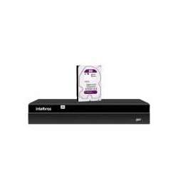 NVR Intelbras Digital Video 8 Canais Recorder NVD 1408 4K H 265 HD 2TB