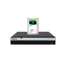 NVR Gravador de Vídeo em Rede Intelbras NVD 3308 P 4K 8 Canais H 265 com Inteligência de Vídeo - Até 08 câmeras IP HD 4TB SkyHawk