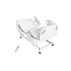 Cama Fawler Hospitalar Automatizada com Grades Escamoteáveis e Cabeceiras Removíveis - Extra Luxo Obeso
