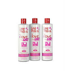 Love Potion My Liso Kit Shampoo Condicionador e Ative Gloss (3x240ml)