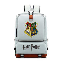 Mochila College Hogwarts Todas as Casas: Harry Potter (Branca) - MKP