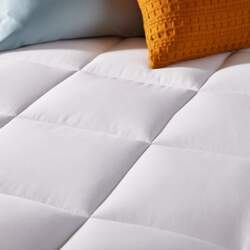 Pillow Top Casal 100% Fibra Siliconada 1600G/M - Tecido Percal Algodão - Muito mais Conforto