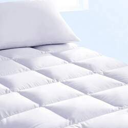 Pillow Top Solteiro 100% Fibra Siliconada 1600G/M - Tecido Percal Algodão - Muito mais Conforto