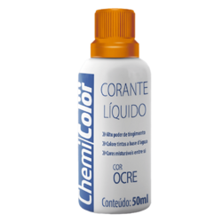 Corante Líquido Ocre 50ml - 680472 - CHEMICOLOR