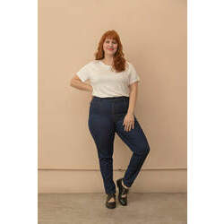 Calça Jeans Skinny Cintura Média Plus Size