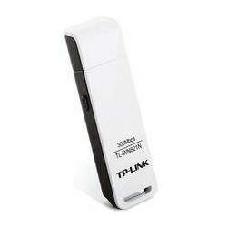 Adaptador Wireless - USB 2 0 - TP-Link N300 - Branco/Preto - TL-WN821N