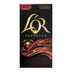 Cápsulas de Café L'or Indonésia - Compatíveis com Nespresso - 10 un