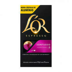 Cápsulas de Café L'or Sontuoso - Compatíveis com Nespresso - 10 un