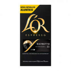 Cápsulas de Café L'or Ristretto - Compatíveis com Nespresso - 10 un