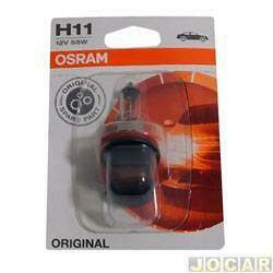 Lâmpada do farol principal - Osram - H11 - 12V - 55W - 3200K - Standard - cada (unidade) - 64211-H11-STD