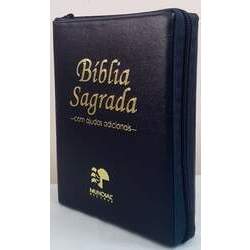 Bíblia sagrada média - capa com zíper az