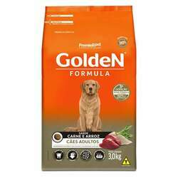 Ração GoldeN Formula Cachorros Adultos Carne e Arroz 3,0kg