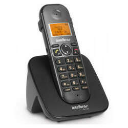 Telefone sem fio c/ id e c/ entrada para fone de ouvido TS 5120 Preto