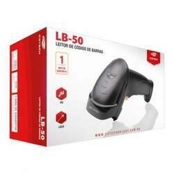 Leitor de Código de Barras Laser C3Tech LB-50 USB C/Suporte
