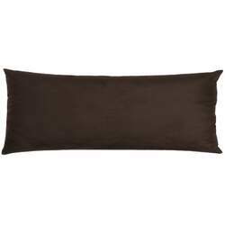 Travesseiro De Corpo Body Pillow Veludo 40x130cm Marrom